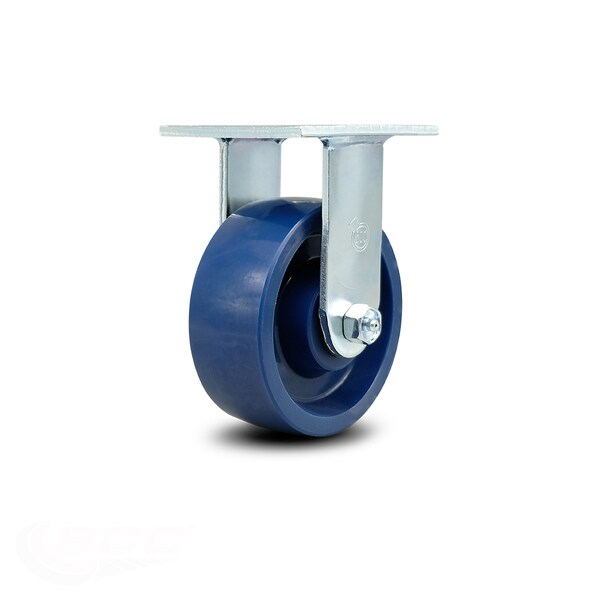 5 Inch Solid Polyurethane Wheel Rigid Caster with Ball Bearing